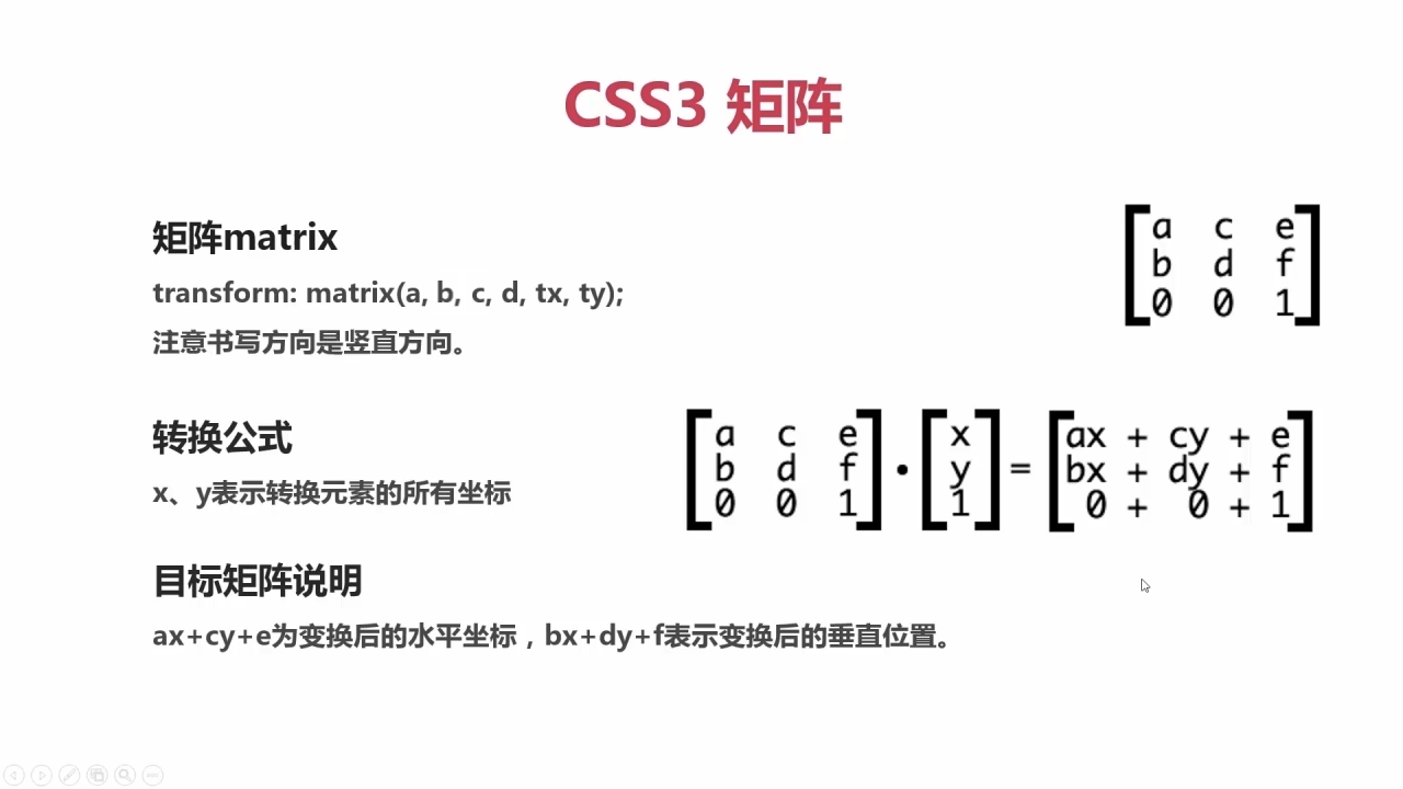 变换矩阵